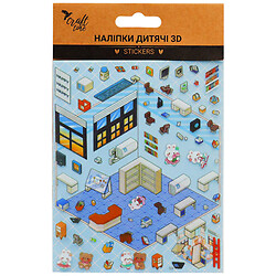 Наклейки детские 3D "Обустрой помещение", Craft Time