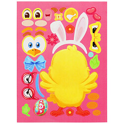 Наклейки тематические серия "Пасха", конструктор, средние