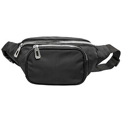 Сумка-бананка чоловіча текстильна однотонна