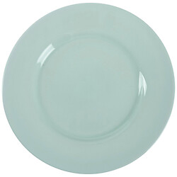 Тарелка обеденная стеклянная LUMINARC PLUMI LIGHT TURQUOISE, d=24 см