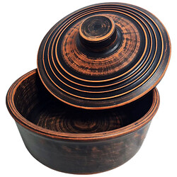 Форма для запекания колбаски из красной глины, 0,9 л