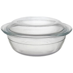 Форма для запікання скляна з кришкою Vittora, 26х23 см, 3 л