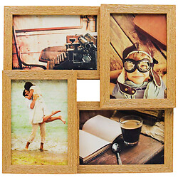 Фотоколлаж пластиковый на 4 фото, 10х15 см