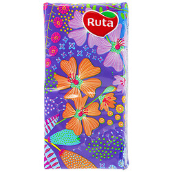 Хустинки носові паперові Ruta без ароматизатору, 3 шари, 10 шт/уп.
