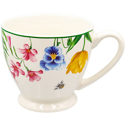 Чашка фарфоровая Almo Цветы, 400 мл