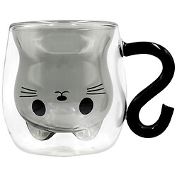 Чашка стеклянная с двойными стенками, 270 мл