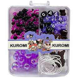 Бисер для плетения браслетов Аниме с фигуркой "Kuromi", Mic