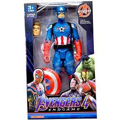 Герой "MARVEL: КАПИТАН АМЕРИКА", 26 см, подсветка, в коробке, Mic