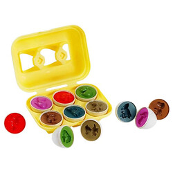 3D сортер "Динозавры", 41750, 36/2, 2 вида, "4FUN Game Club", "Яичный лоток", 6 штук в коробке, Mic