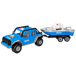 Джип "Титан", с катером полицейский, Tigres