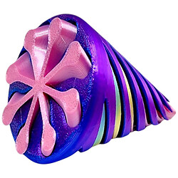 Іграшка рухлива 3D "Конус спіральний", 35г, 7x5см, мікс, Mic