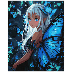 Картина по номерам с красками металлик "Волшебные бабочки", 40х50 см, Ідейка