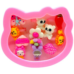 Кільце пластикове дитяче "КОТИК", 12шт в подарунковій кор., Mic