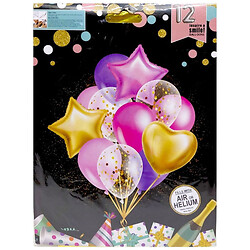 Надувные шарики, набор-букет, 12шт.: 3шт. - 45см, 9шт. - 30см, Mic