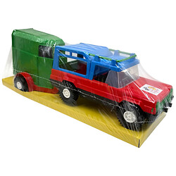 Машина "Мерс з коневозом", червоний + зелений коневоз, Wader