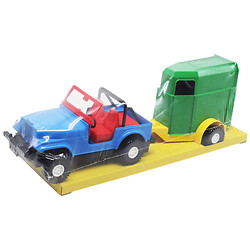 Машинка "Джип із причепом для коней", Wader