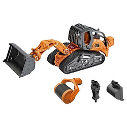 Металлический трактор с набором ковшей, 7х12х17см, Mic