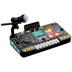 Музична установка, вбудований акумулятор 3.7 V, USB кабель, музика, піаніно, звукові ефекти, гра на швидкість, запис, підсвічування, мікрофон, в коробці, Mic