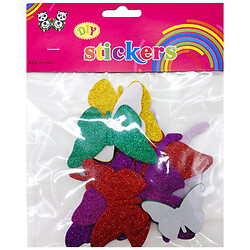 Набір для творчості з фоамірану блискучого на клейкій основі "Квіти, Зірки, Звірята", Mic