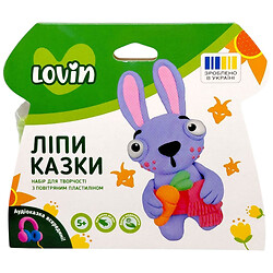 Набір для творчості з повітряним пластиліном "ЛіпиКазки: ЗАЙЧИК", Lovin