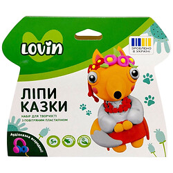 Набір для творчості з повітряним пластиліном "ЛіпиКазки: ЛИСИЧКА", Lovin