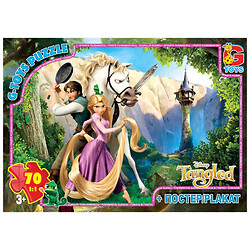 Пазли "Рапунцель", 70 ел, Gtoys