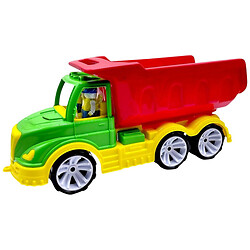 Пластиковая машинка "Самосвал Mati", зелено/красный, Bamsic