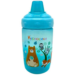 Поїлка-непроливайка з ручками та силіконовою трубочкою, 200 мл, Lindo