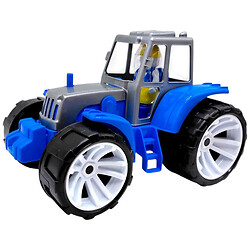Трактор пластиковий "BAMS", СІРИЙ/СИНІЙ, Bamsic