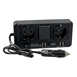 Автомобільний інвертор 1668, Чорний