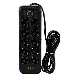 Сетевой удлинитель UA Power F26, 4.0 м., Черный