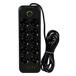 Сетевой удлинитель UA Power F26, 6.0 м., Черный