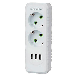 Сетевой разветвитель F102, Белый