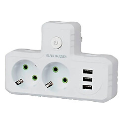 Сетевой разветвитель F302, Белый