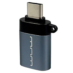 Адаптер WUW X240, Type-C, USB, Черный