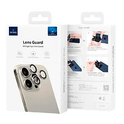 Захисне скло камери Apple iPhone 17 Pro / iPhone 17 Pro Max, Wiwu LG-005 Titan, 3D, Синій