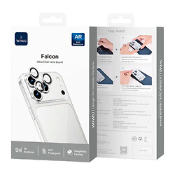 Защитное стекло камеры Apple iPhone 17 Pro / iPhone 17 Pro Max, Wiwu LG-005 Titan, 3D, Оранжевый