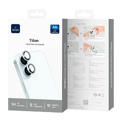 Защитное стекло камеры Apple iPhone 17, Wiwu LG-005 Titan, 3D, Серый