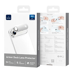 Защитное стекло камеры Apple iPhone 17 Air, Wiwu LG-012 Titan, Серебряный