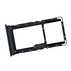 Держатель SIM-карты Motorola G55, С разъемом на карту памяти, Серый