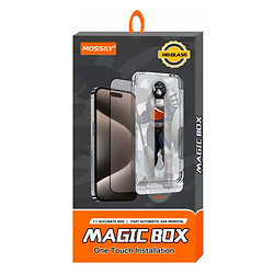 Защитное стекло Apple iPhone 15 Pro Max, Mossily, Антишпион, Прозрачный