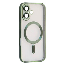 Чехол (накладка) Apple iPhone 17, FIBRA Chrome, Dark Green, Зеленый