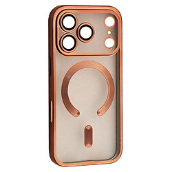 Чехол (накладка) Apple iPhone 17 Pro Max, FIBRA Chrome, Desert Titanium, Золотой