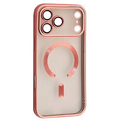 Чехол (накладка) Apple iPhone 17 Pro Max, FIBRA Chrome, Rose Gold, Розовый