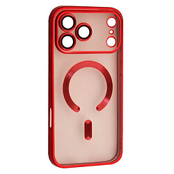 Чехол (накладка) Apple iPhone 17 Pro, FIBRA Chrome, Красный