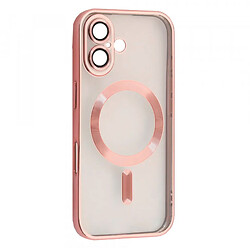 Чехол (накладка) Apple iPhone 17, FIBRA Chrome, Rose Gold, Розовый