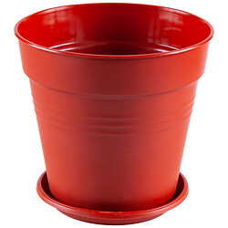 Вазон для цветов с подставкой Алеана Глория, терракотовая, 14,5х14 см