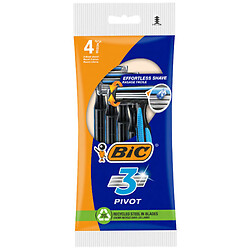 Набір бритв для гоління одноразових BIC 3 Pivot, 4 шт/уп