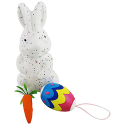 Набір декору великоднього WonderTime "Зайчик, яйце, морква"