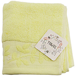 Полотенце для лица махровое однотонное с орнаментом, 33х72 см, 105 г